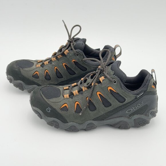 Men's Black and Orange Hiking Shoes - Picture 11 of 11